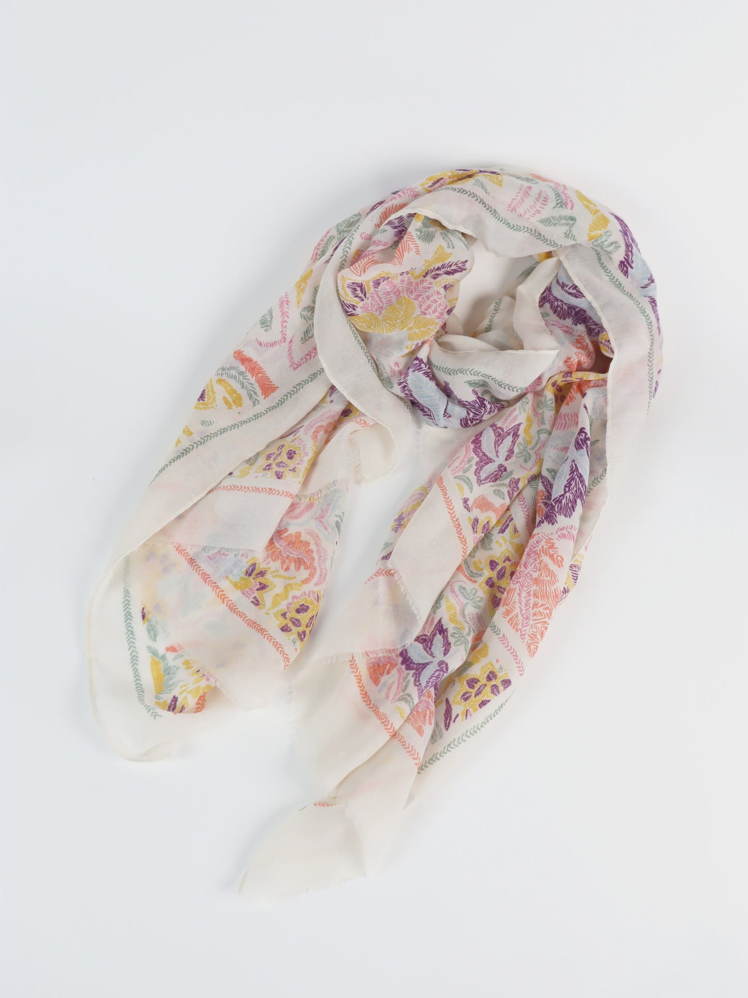 Elara Floral Lightweight Scarf