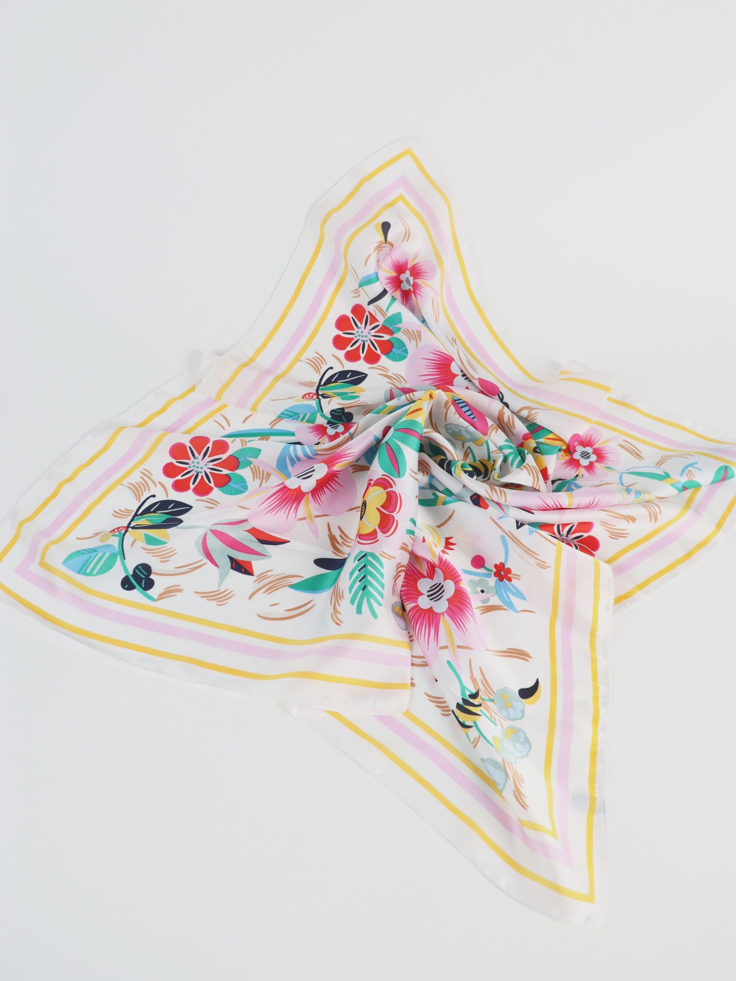 Wildflower Print Bandana Scarf