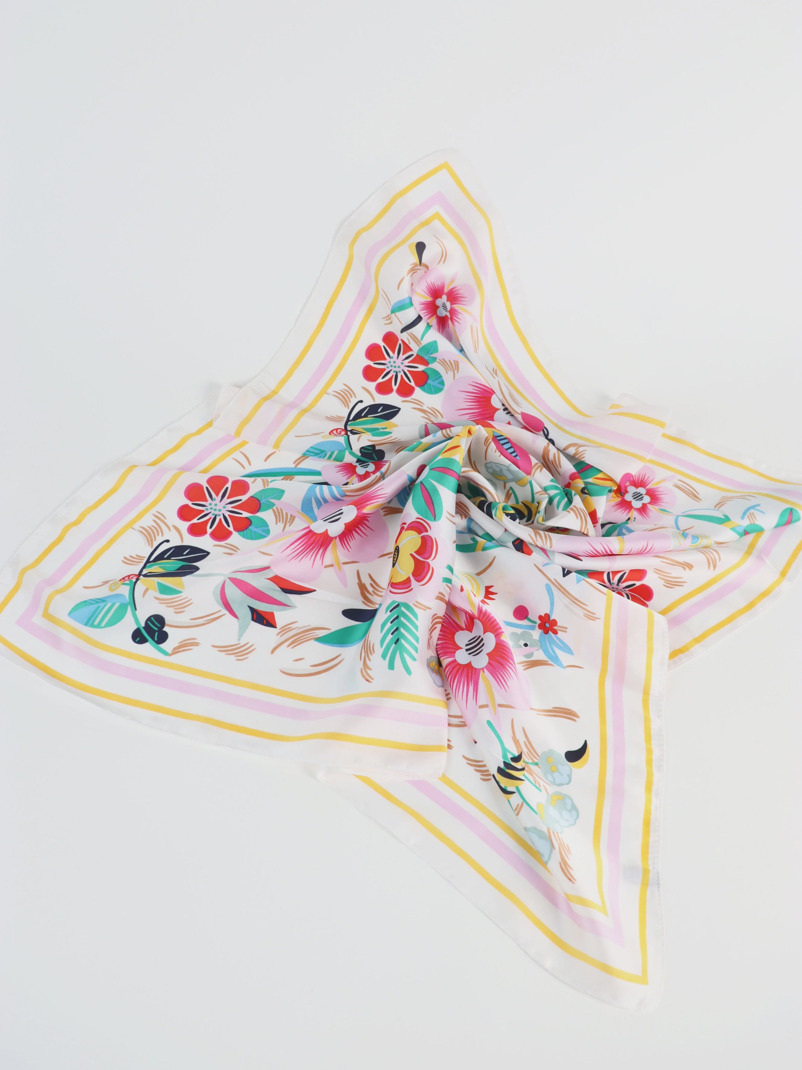 Wildflower Print Bandana Scarf