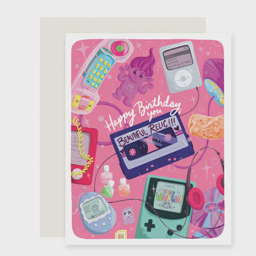 Relic Birthday Greeting Card