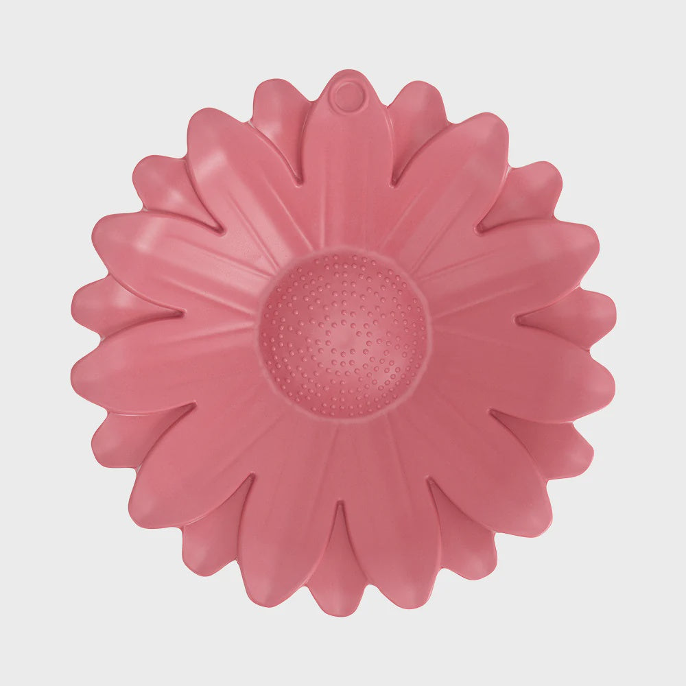 Sunflower Bamboo Bird Bath - Pink