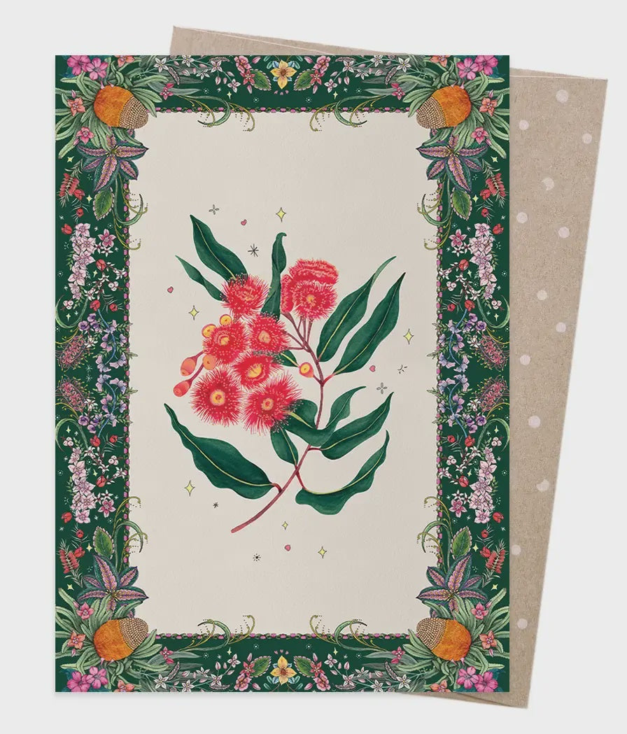 Blossoming Eucalypt Greeting Card