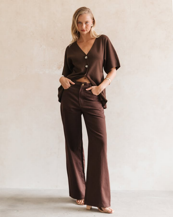 Boyfriend Jean - Chocolate