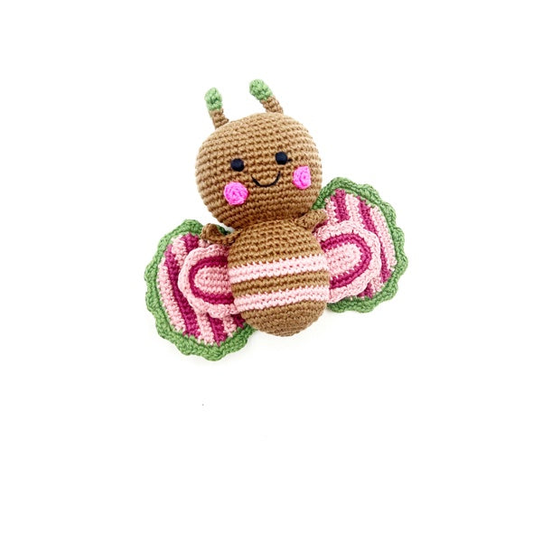Butterfly Crochet Rattle