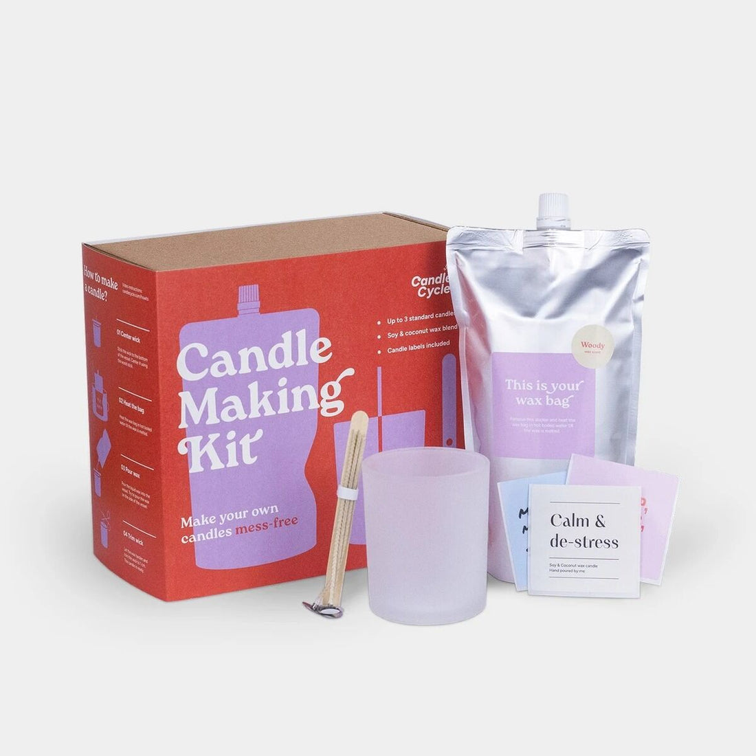 CandleCycle Candle Making Kit - Flowery
