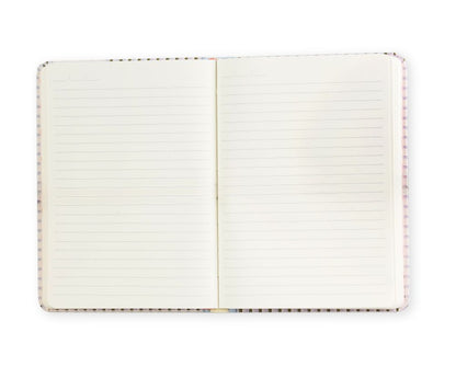 Cath Kidston A5 Premium Hard Cover Notebook-Cream Dreamy Ditsy Check