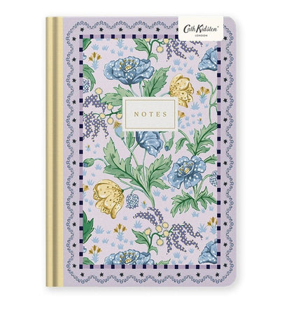 Cath Kidston A5 Premium Hard Cover Notebook - Painted by Numbers Lilac