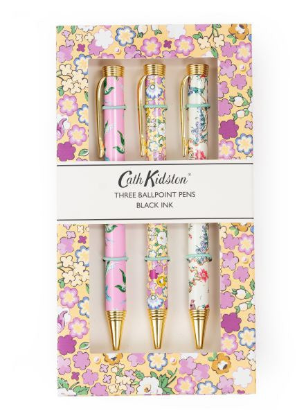 Cath Kidston Luxury 3 Pen Boxed Set