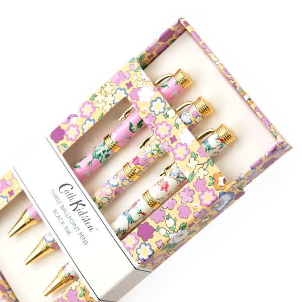 Cath Kidston Luxury 3 Pen Boxed Set