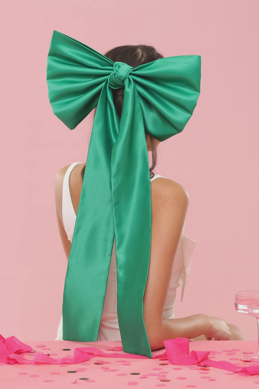 Carmen Bow in Emerald Green