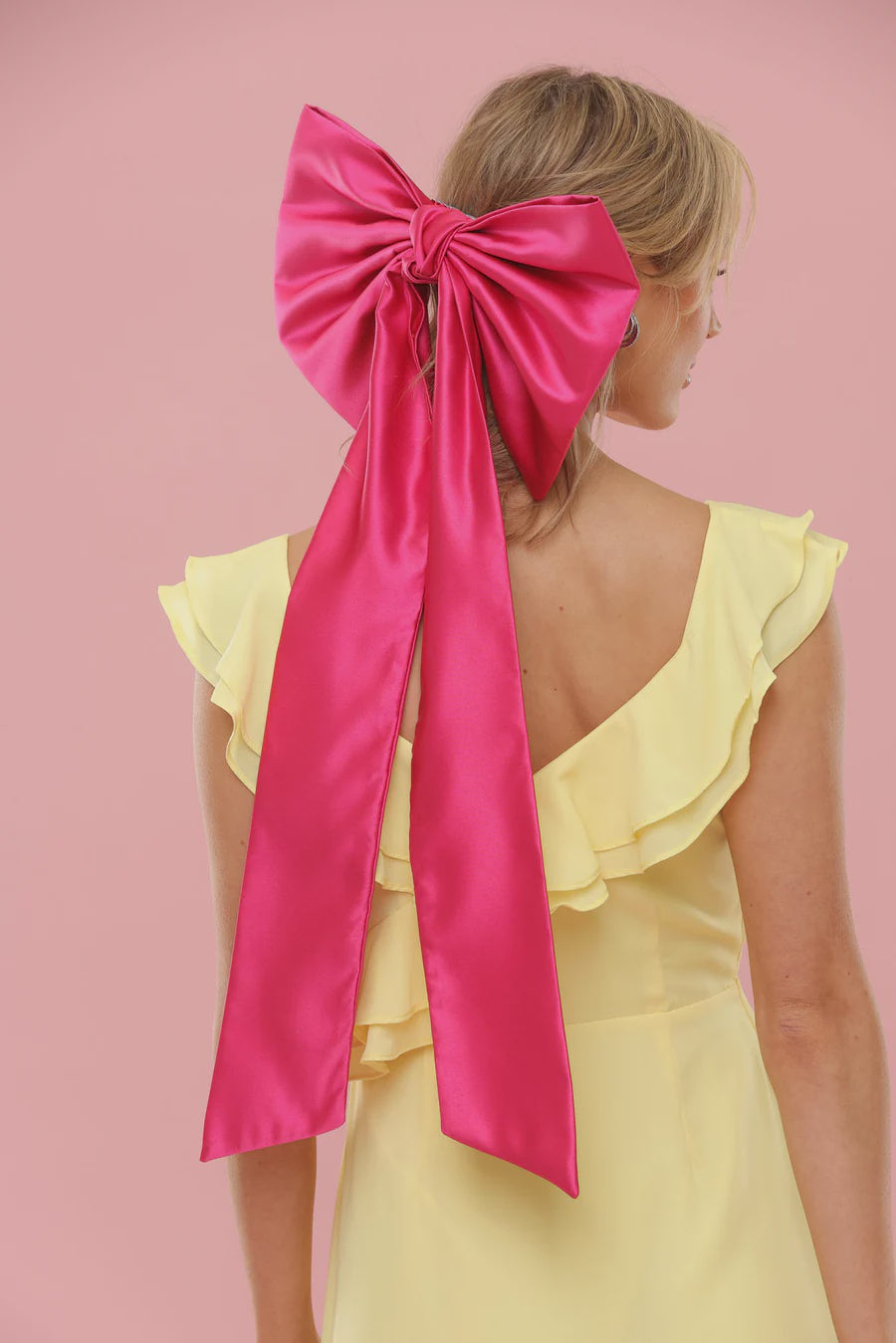 Carmen Bow in Hot Pink