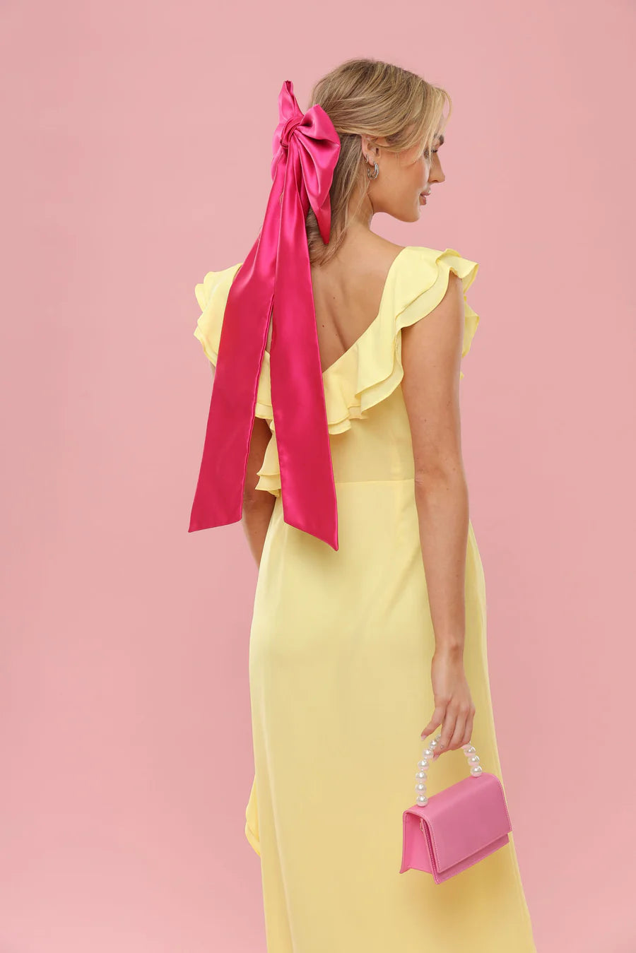 Carmen Bow in Hot Pink