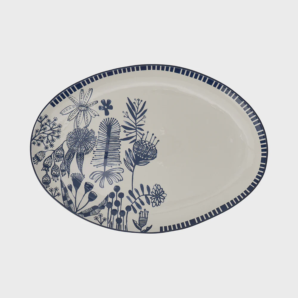 Navy Natives Ceramic Platter