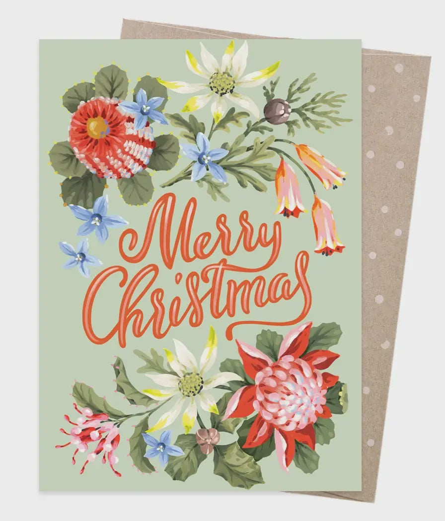 Christmas Card - Christmas Blooms