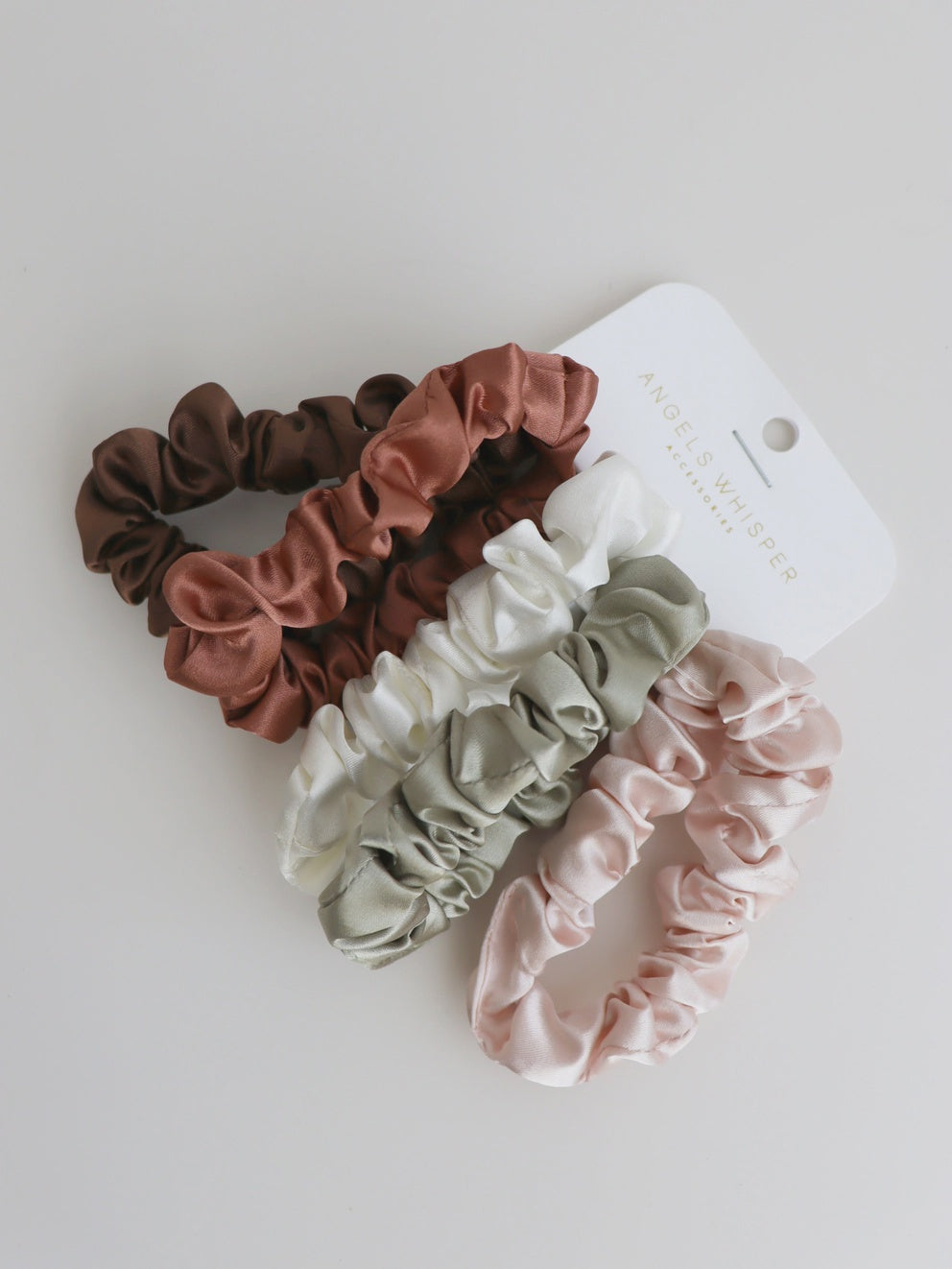 Colour Mini Scrunchies 5 Pack Set