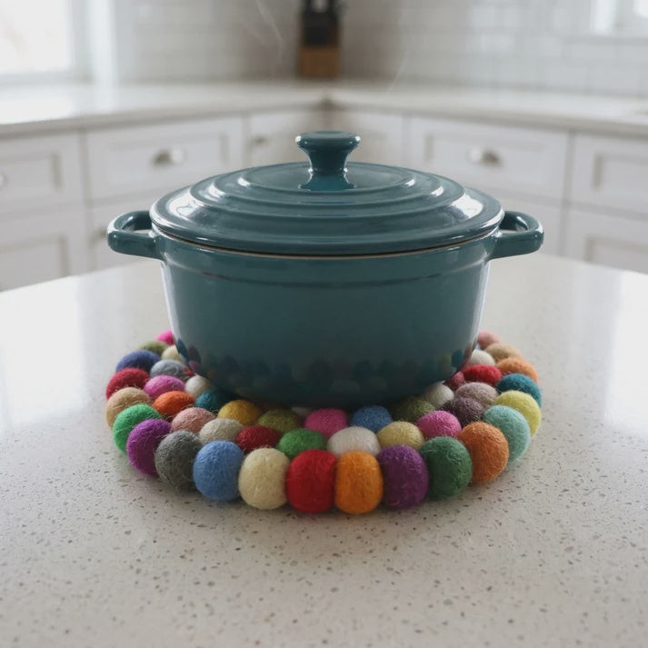 Wool Felt Trivet - Confetti