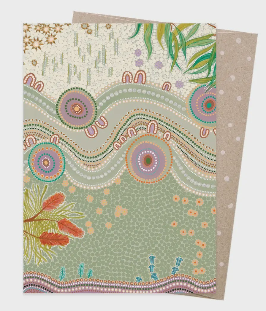 Country In Bloom Greeting Card