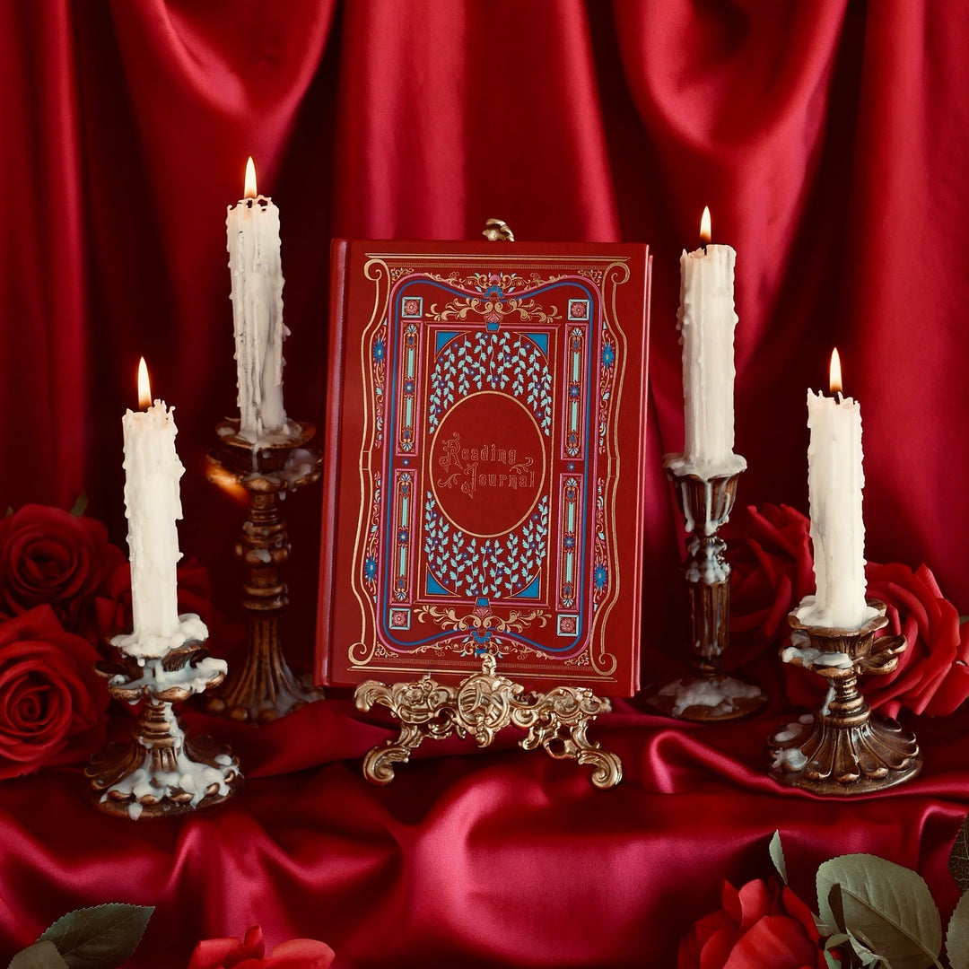 Quirky Cup Collective Reading Journal - Crimson