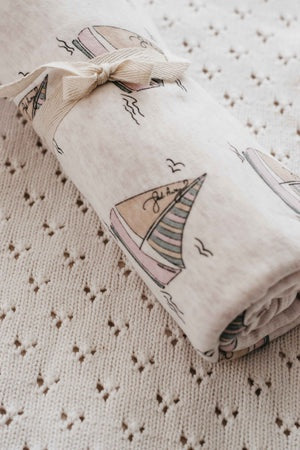 Sail Away Jersey Swaddle