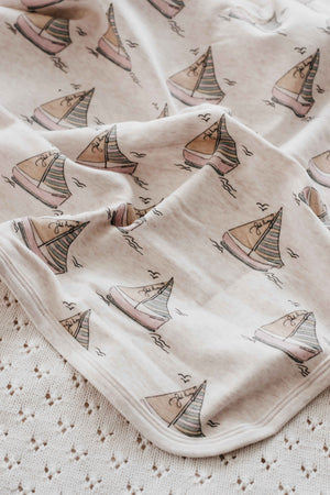 Sail Away Jersey Swaddle