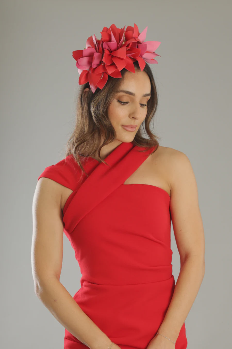 Devon Headpiece in Red