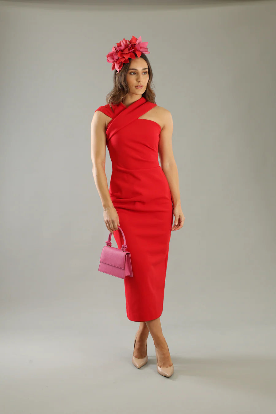 Devon Headpiece in Red
