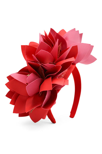 Devon Headpiece in Red