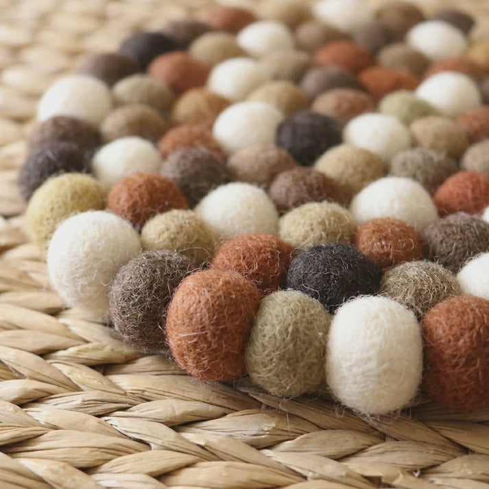 Wool Felt Trivet - Earth Blend