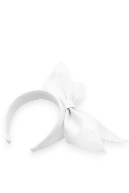 Enza Fascinator in White
