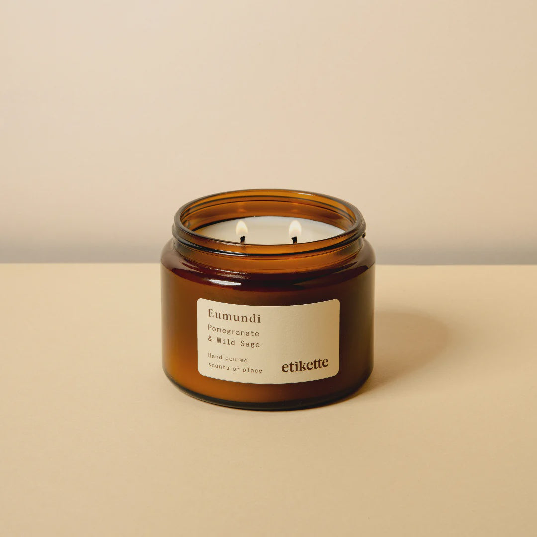 "Eumundi" Pomegranate &amp; Wild Sage Soy Candle