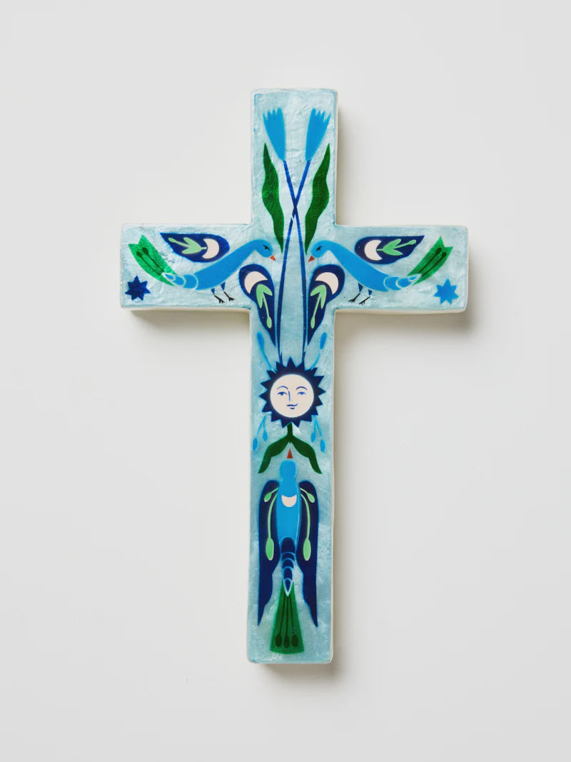 Fable Blue Sun Large Cross