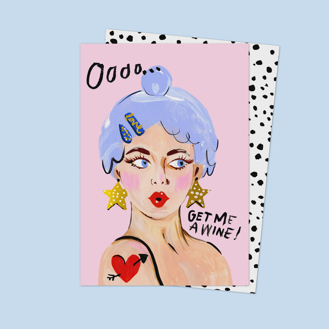 Get Me Wine Greeting Card
