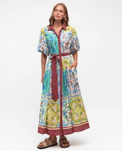 Garden Mosaic Maxi Dress