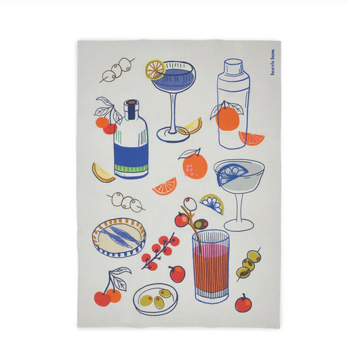The Emmy Tea Towel - Cocktails