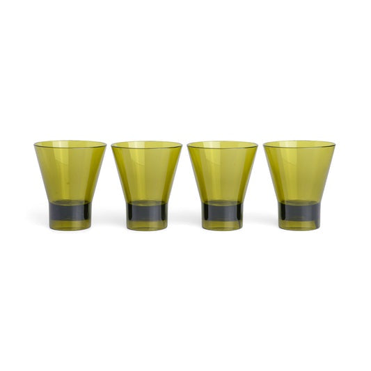 The Gilda Riviera Tumblers Set of 4 - Olive