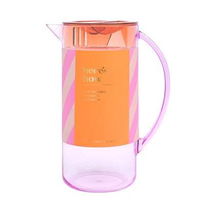 The Hobbes Pitcher - Lilac &amp; Orange