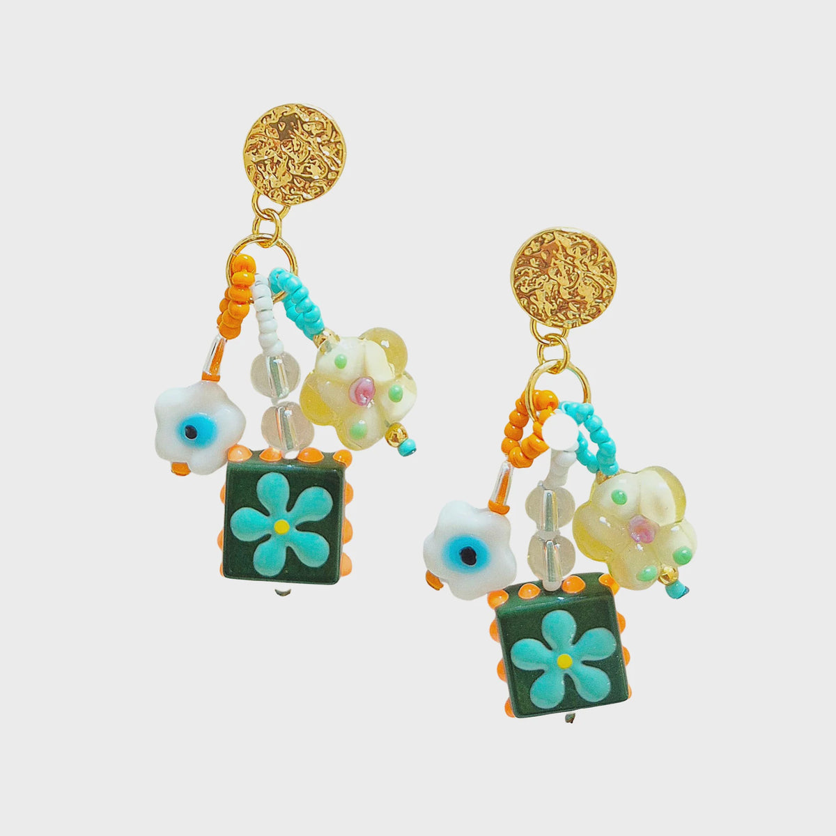 Daisy Daydream Beaded Earrings