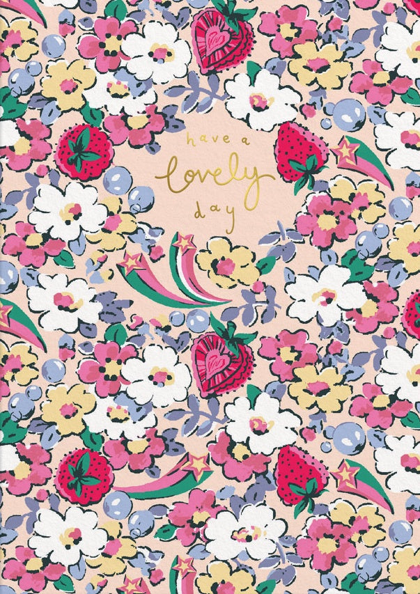 Have a Lovely Day Floral Greeting Card