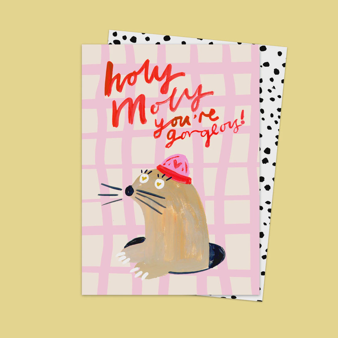 Holy Moly Greeting Card