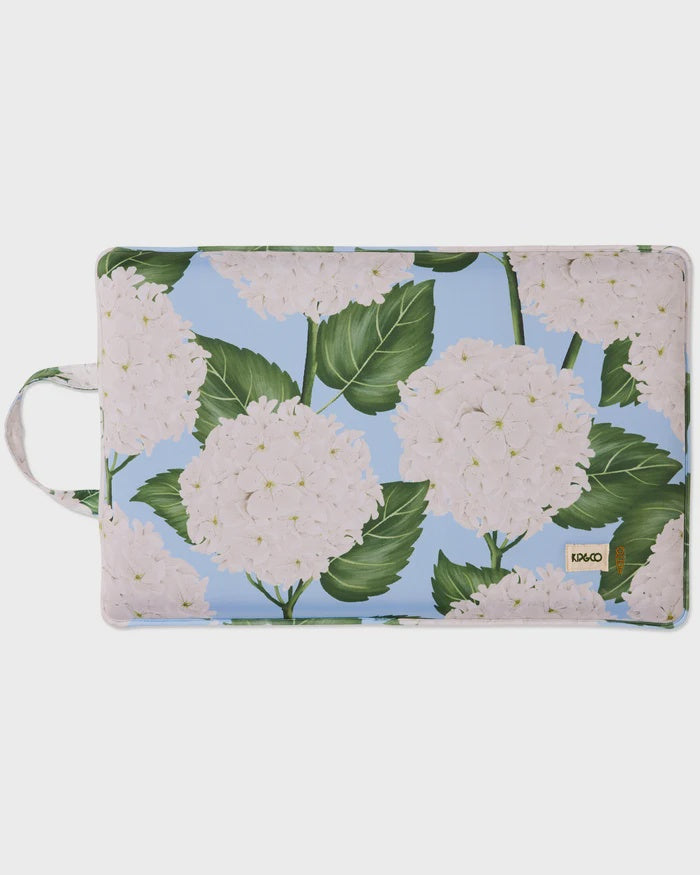 Hydrangea Blue Garden Kneeling Mat