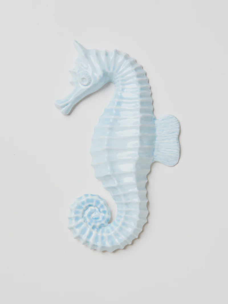 Icon Frost Blue Seahorse Wall Art