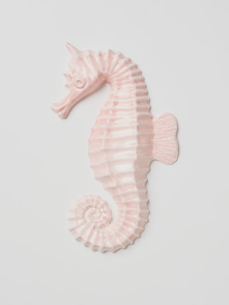 Icon Petal Pink Seahorse Wall Art
