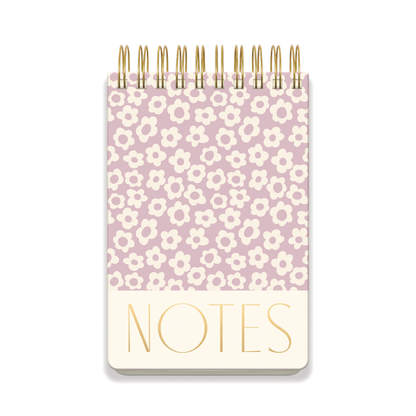 Large Chunky Notepad - Groovy Floral Lilac