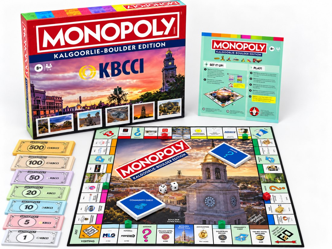 Monopoly Board Game - Kalgoorlie-Boulder Edition