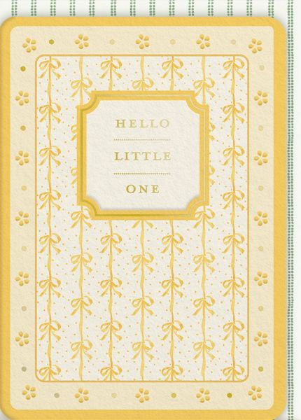 Hello Little One Yellow Ribbon