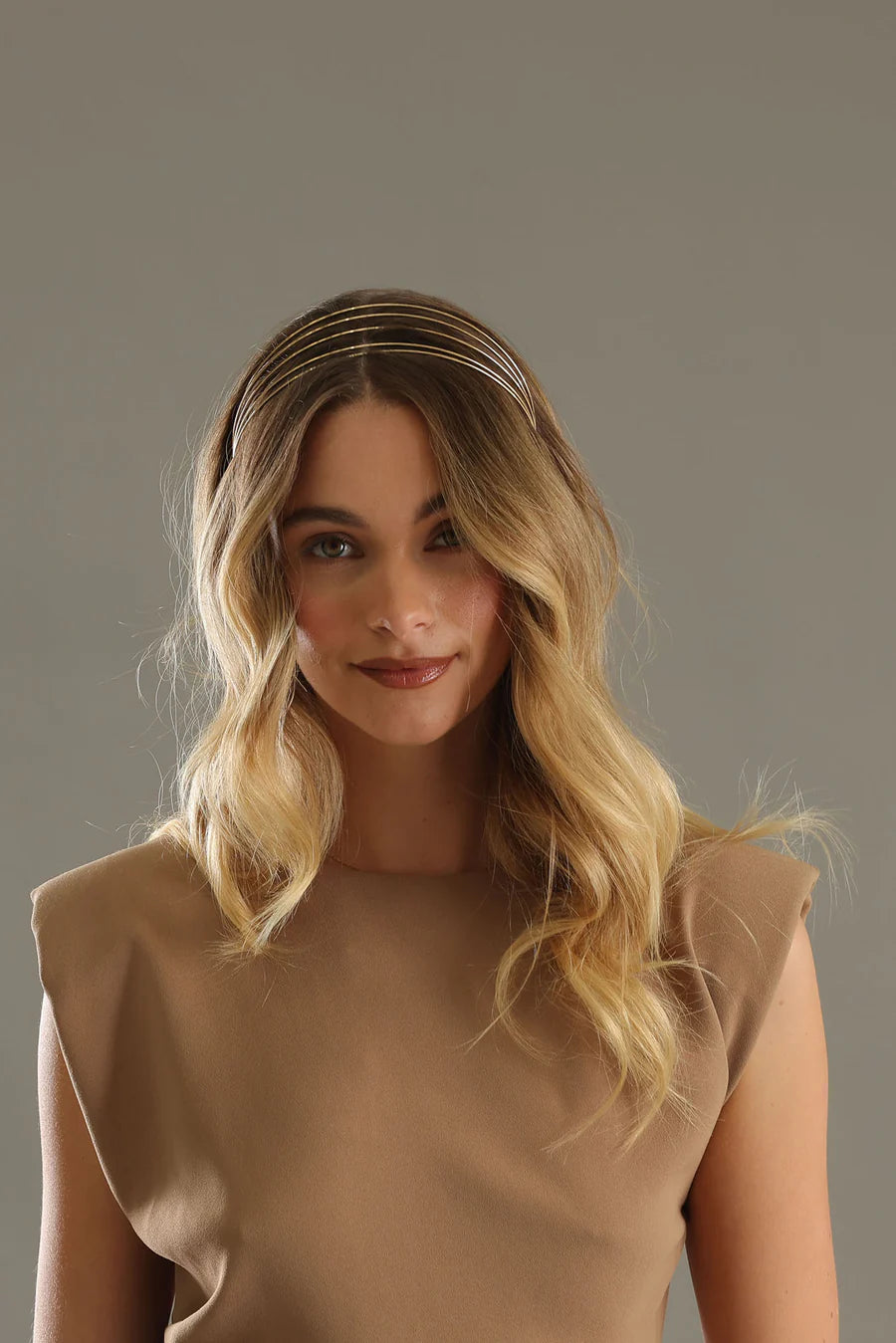 Lillian Headband in Gold