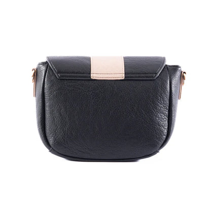 Lizzie Crossbody Bag - Black/Taupe