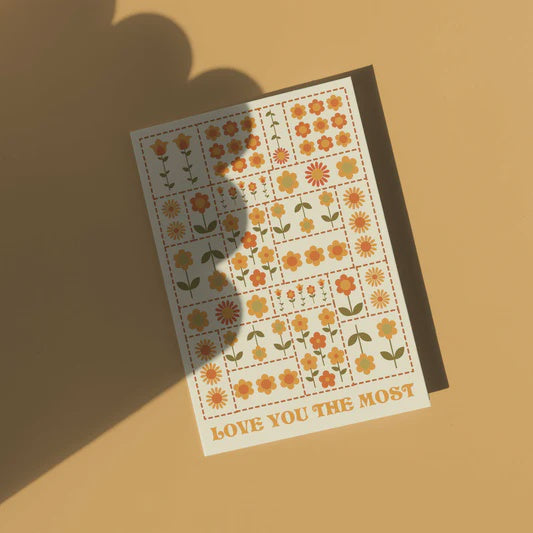 Love You The Most Greeting Card