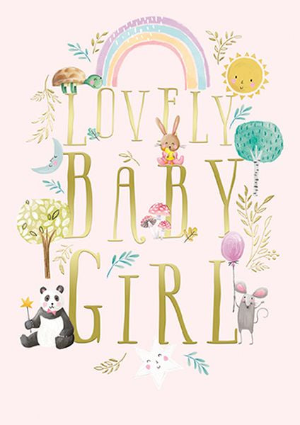 Lovely Baby Girl Greeting Card