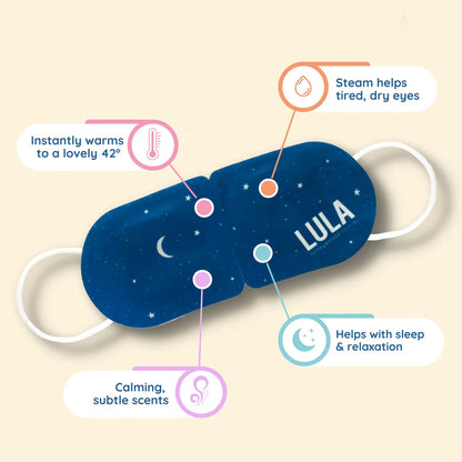 Lula Eye Mask 3 Pack - Rose, Lavender &amp; Vanilla